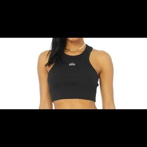 NWT Alo Yoga Aspire Tank Small Black